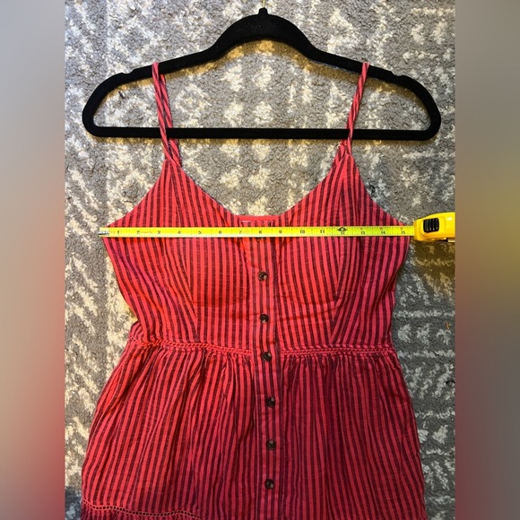 Sundry Red and Black Striped Maxi Dress size 0 (i119) - Picture 9 of 12